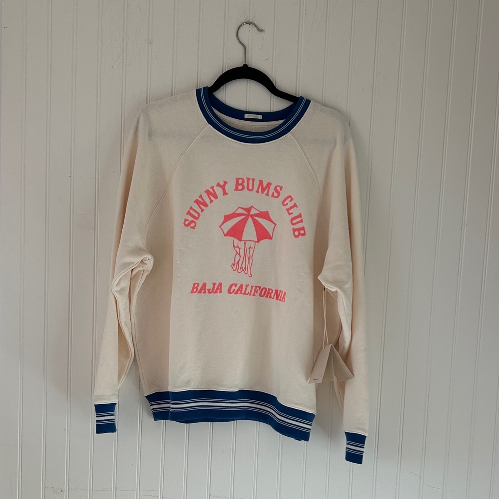 Mother medium Sunny Bums Club Sweatshirt New/tags